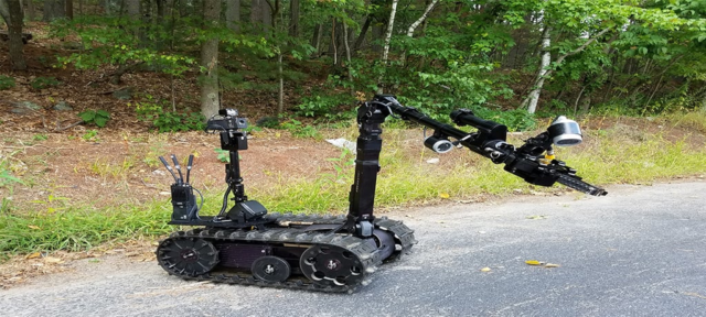 AI robot used for military purposes.
