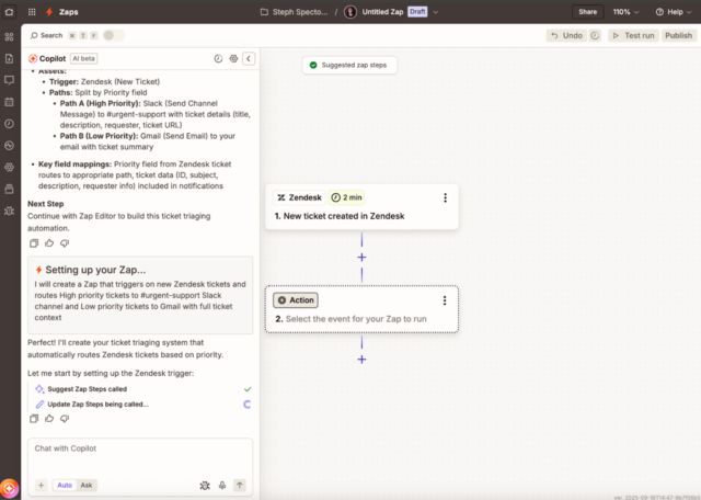 Zapier’s AI-powered Copilot