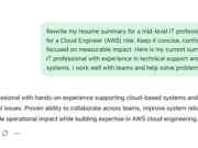 5 Best ChatGPT Resume Prompts in 2026 for Job Seekers 1. The professional summary upgrade prompt.