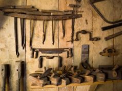 Microsoft bumps .NET Framework 3.5 from Windows… shutterstock 77260183 rusty old woodworking tools on the wall of an old workshop