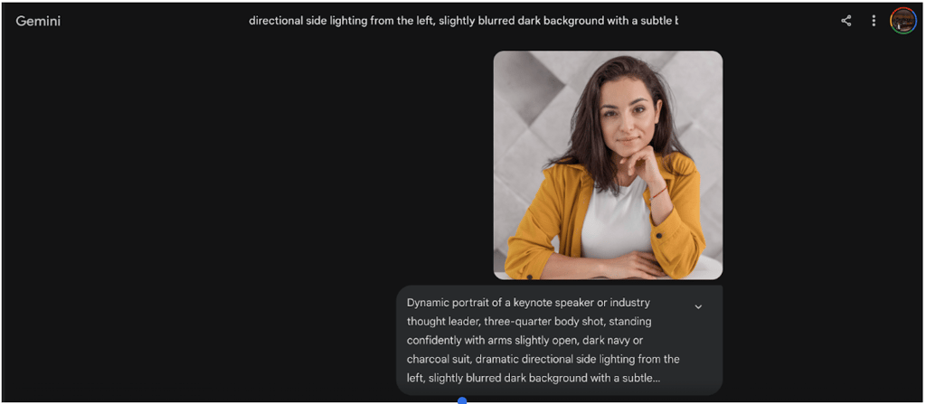 speaker or event bio photo