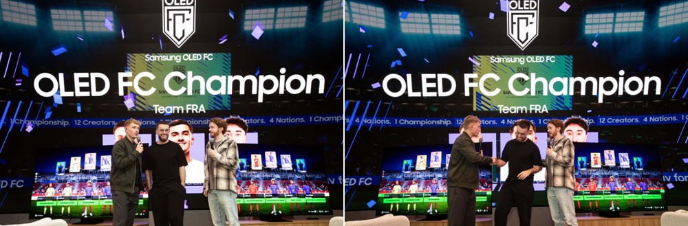 The night ends with Team France lifting the title at Samsung OLED FC.