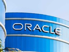 Oracle delivers semantic search with out LLMs Oracle logo at their HQ in Silicon Valley; Oracle Corporation is a multinational computer technology company specializing in database management systems