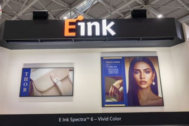 E Ink to unveil color e-paper platforms and large-format...