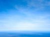 The sovereign cloud phantasm panorama of clear sky ocean summer sea water with sunlight of beautiful cloudy sky