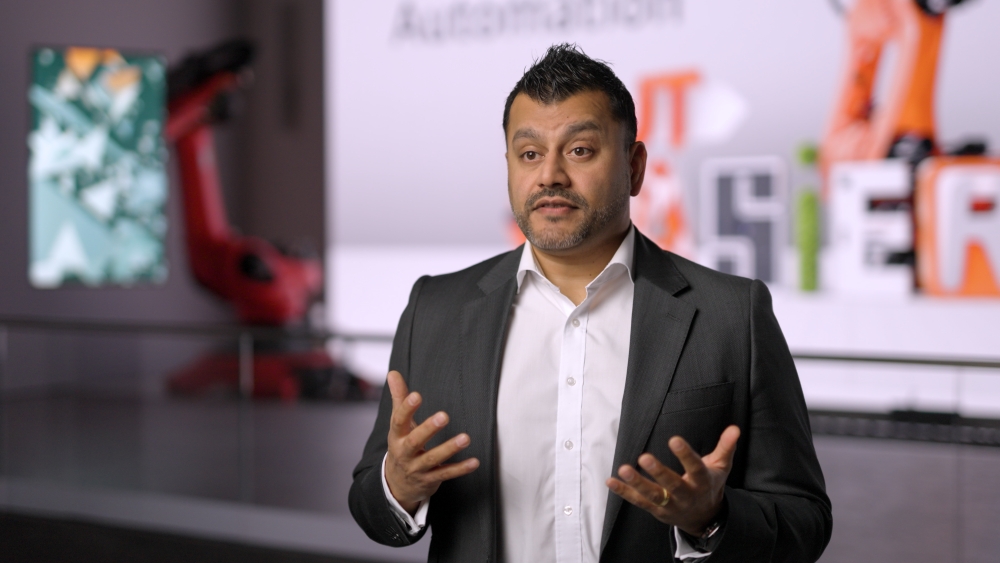 Amit Chatterjee discusses how the collaboration with KUKA and MEDIA tek brings display systems into a real-world setting.