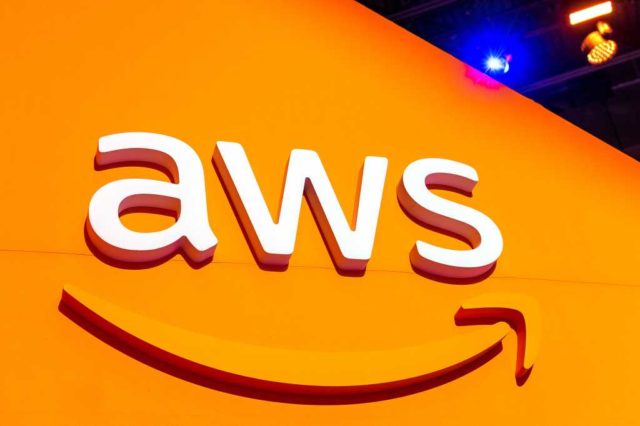 AWS-aims-to-take-the-pain-out-of-RAG-with.jpg Large AWS sign. Amazon Web Services (AWS) is a subsidiary of Amazon that provides on-demand cloud computing platforms - Las Vegas, Nevada, USA - December 3, 2019