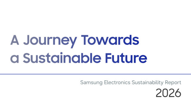 Samsung Electronics Releases 2026 Sustainability Report,