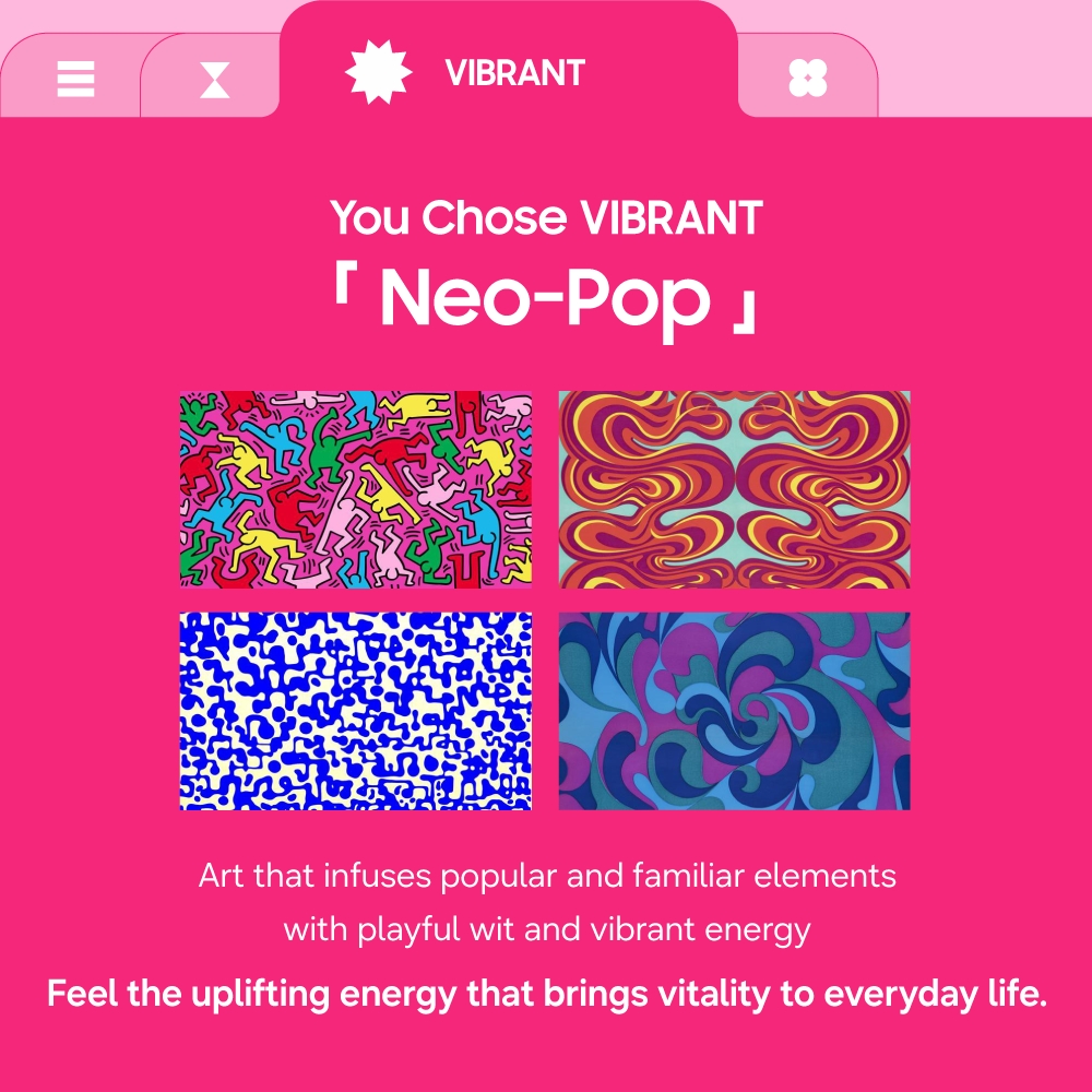 Neo-Pop art infuses popular and familiar elements with playful wit and vibrant energy.