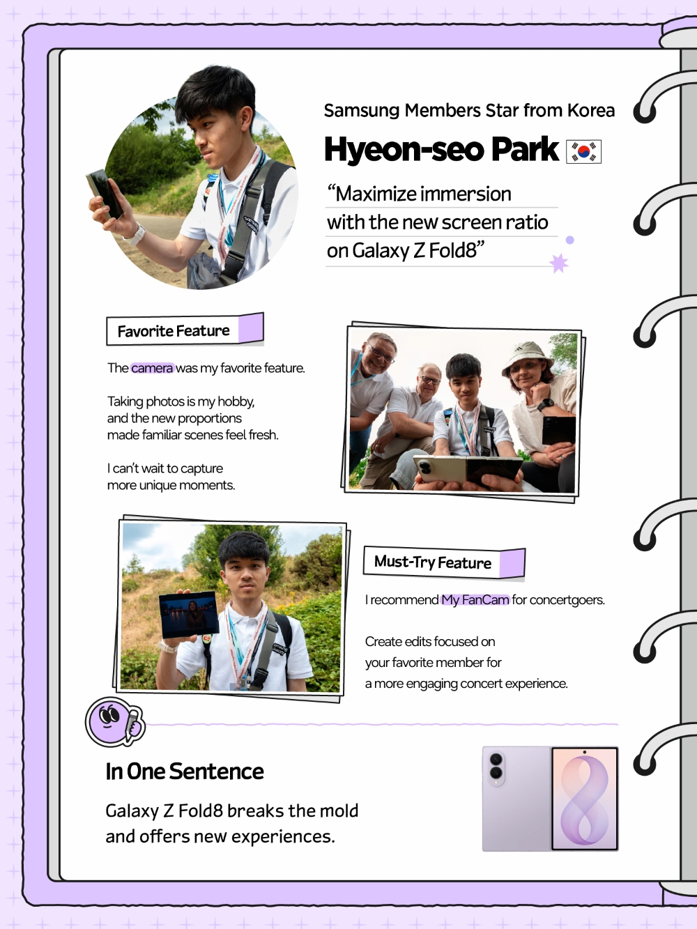 Samsung Members Star from Korea