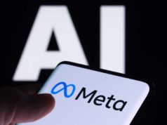 Meta launches Muse Code for advanced software program work with… Meta logo seen on smartphone and AI letters on the background. Concept for Meta Facebook Artificial Intelligence. Stafford, UK, May 2, 2023