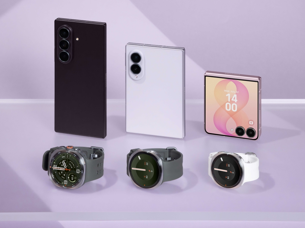 An image of Galaxy Z Fold8, Z Fold8 Ultra, Z Flip8, Galaxy Watch9 and Galaxy Watch Ultra2